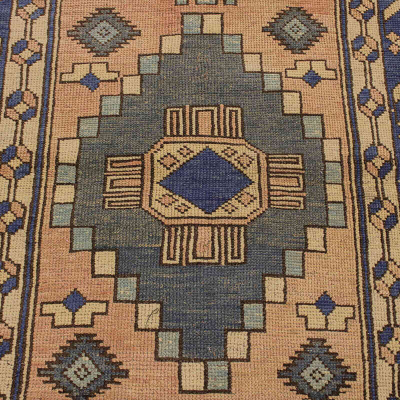 Vintage Turkish Hand-Knotted Runner - 3' 7" x 6' 6" (43" x 78") - K0076508