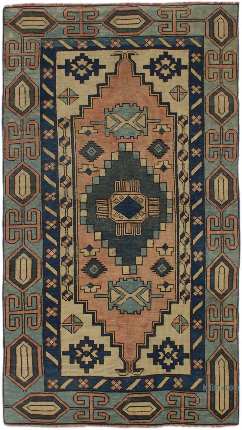 Vintage Turkish Hand-Knotted Runner - 3' 7" x 6' 6" (43" x 78") - K0076508