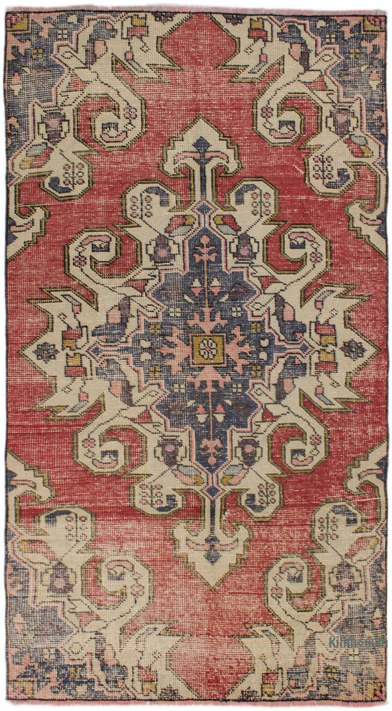 Alfombra Turca Vintage De Pasillo - 105 cm x 198 cm - K0076509