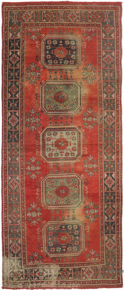 Vintage Anadolu Yolluk - 136 cm x 328 cm