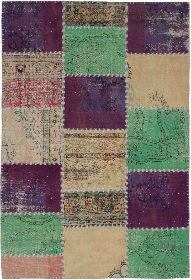 Patchwork El Dokuma Halı - 150 cm x 225 cm - K0076516