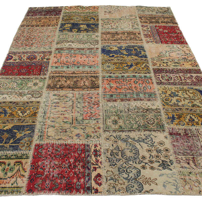 Alfombra Turca de Retazos - 166 cm x 240 cm - K0076517