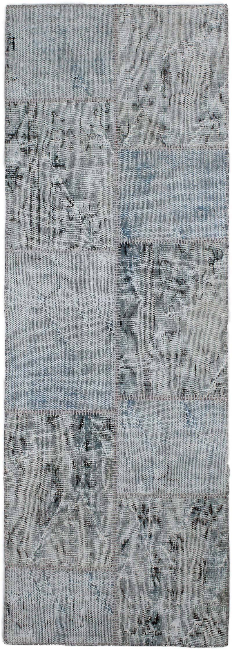 Alfombra De Retazos Turca Sobre-teñida - 80 cm x 234 cm - K0076524