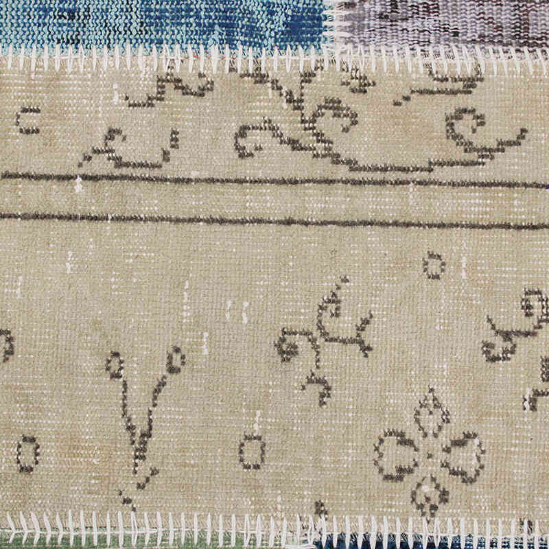 Patchwork El Dokuma Halı - 162 cm x 238 cm - K0076530