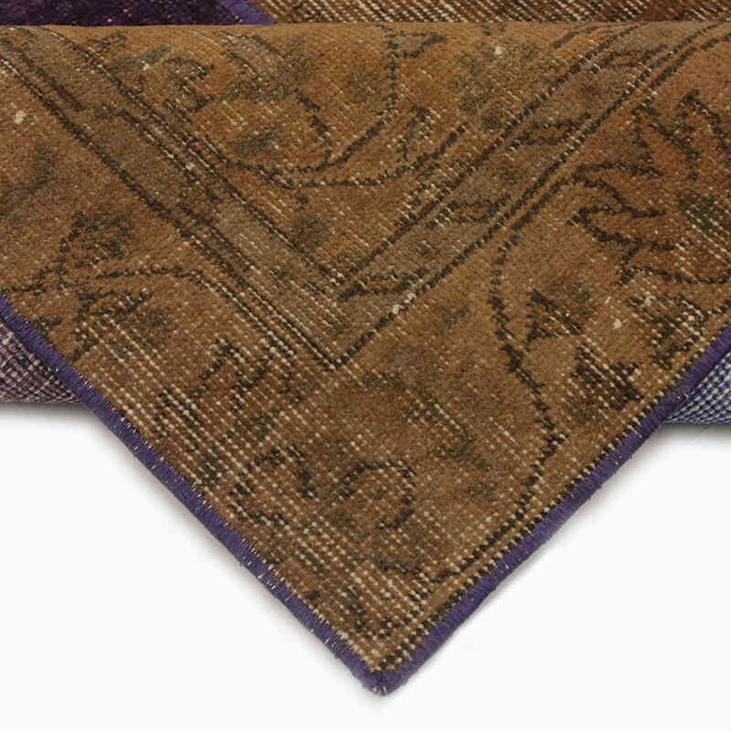 Patchwork Hand-Knotted Turkish Runner - 2' 11" x 6' 7" (35" x 79") - K0076537