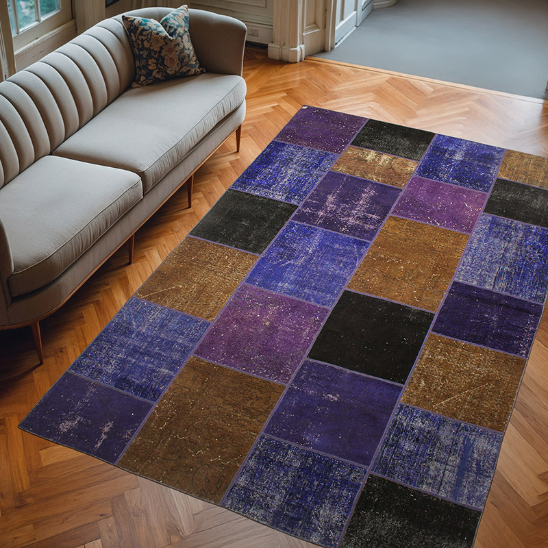 Alfombra Turca de Retazos - 200 cm x 304 cm - K0076542