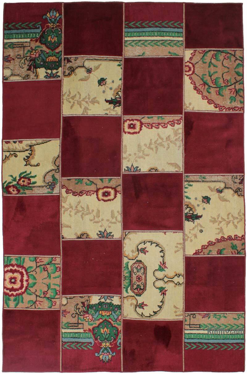 Patchwork El Dokuma Halı - 150 cm x 230 cm - K0076544