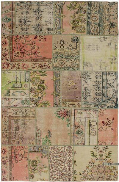 Patchwork El Dokuma Halı - 168 cm x 265 cm