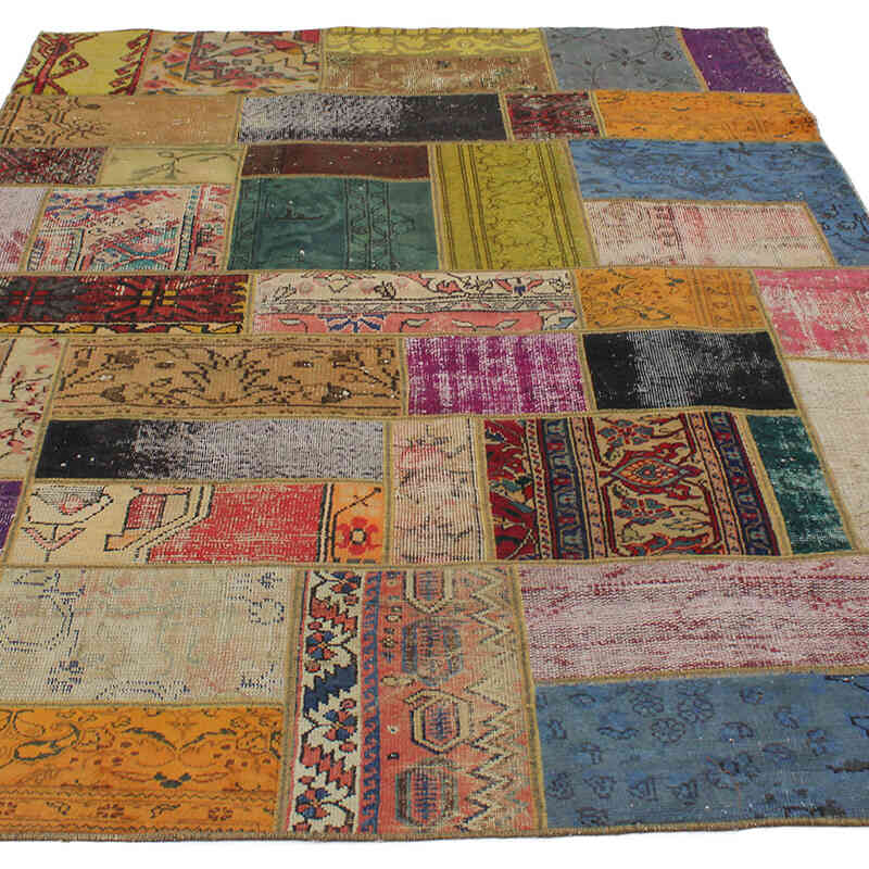 Alfombra Turca de Retazos - 164 cm x 231 cm - K0076549