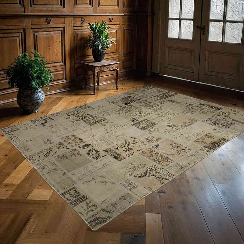 Alfombra Turca de Retazos - 172 cm x 239 cm - K0076552