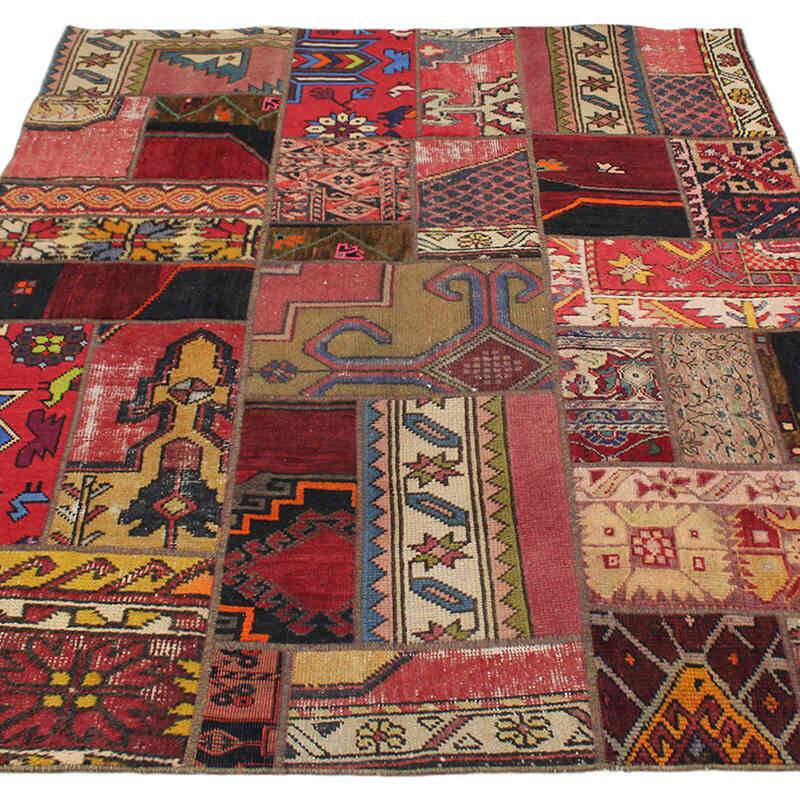 Alfombra Turca de Retazos - 147 cm x 194 cm - K0076559