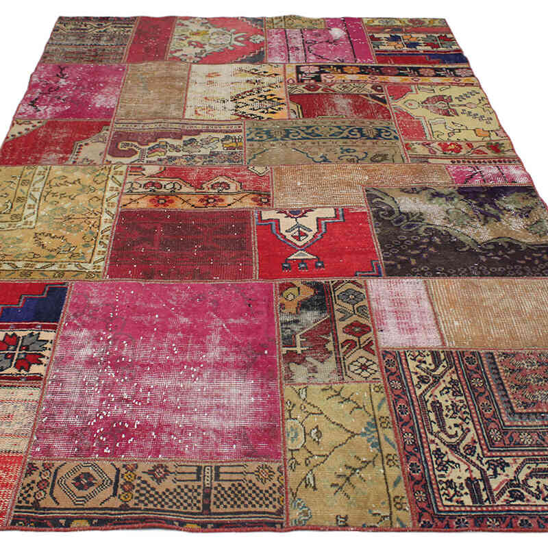Alfombra Turca de Retazos - 168 cm x 262 cm - K0076568