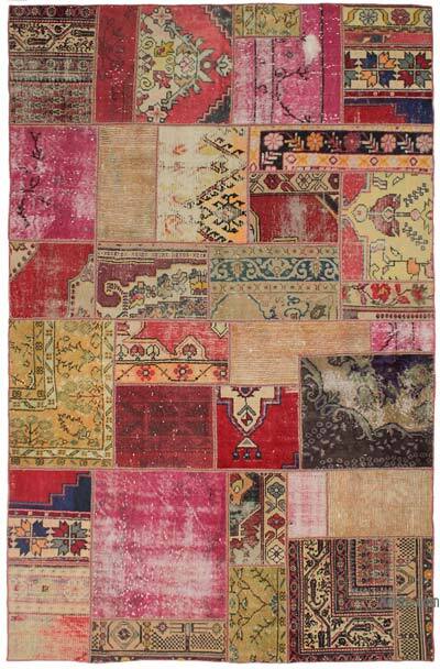 Patchwork El Dokuma Halı - 168 cm x 262 cm