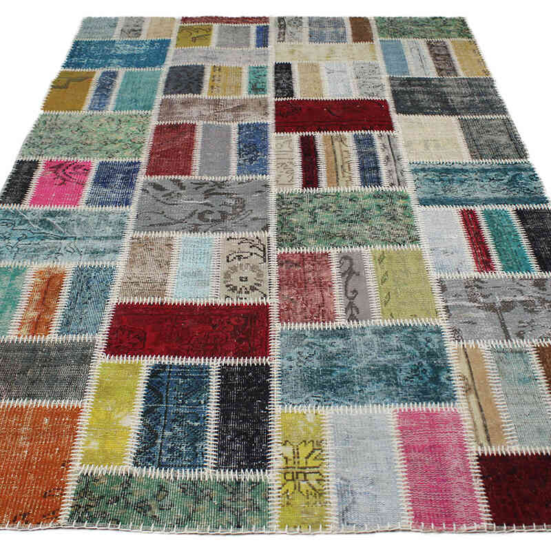 Alfombra Turca de Retazos - 162 cm x 244 cm - K0076573