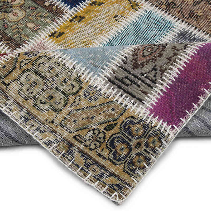 Patchwork El Dokuma Halı - 155 cm x 200 cm - K0076575