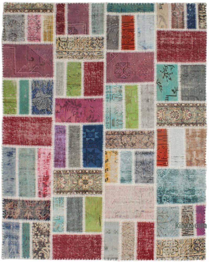 Patchwork El Dokuma Halı - 155 cm x 200 cm - K0076575