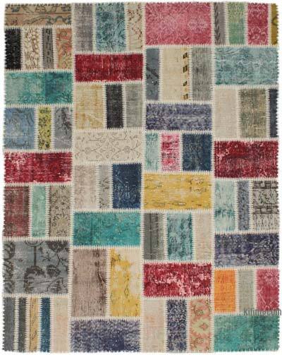 Patchwork El Dokuma Halı - 156 cm x 200 cm