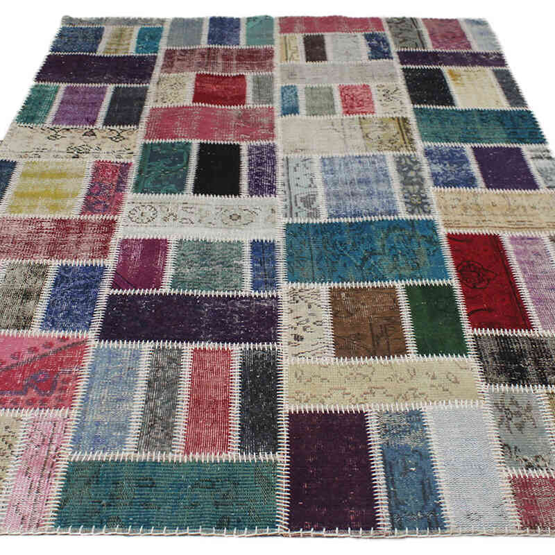Alfombra Turca de Retazos - 165 cm x 244 cm - K0076579