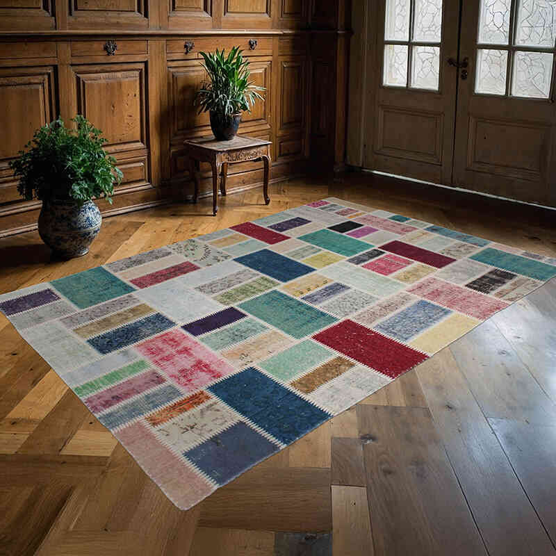 Alfombra Turca de Retazos - 165 cm x 240 cm - K0076582