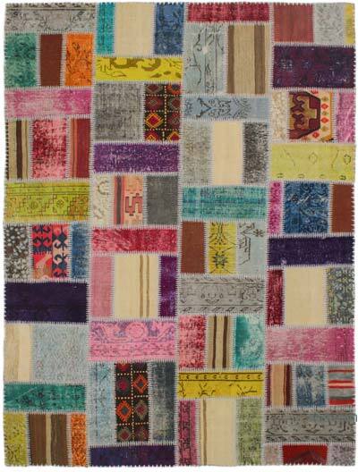 Patchwork El Dokuma Halı - 182 cm x 243 cm