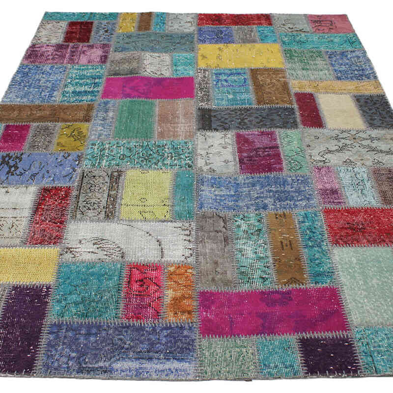 Alfombra Turca de Retazos - 167 cm x 245 cm - K0076593