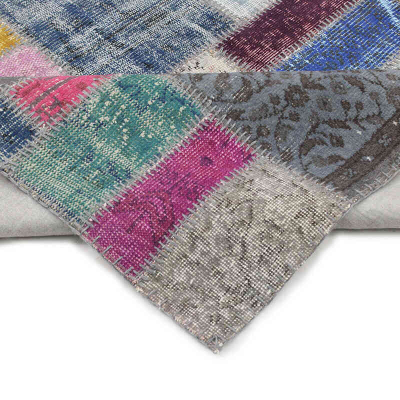Patchwork El Dokuma Halı - 170 cm x 245 cm - K0076594