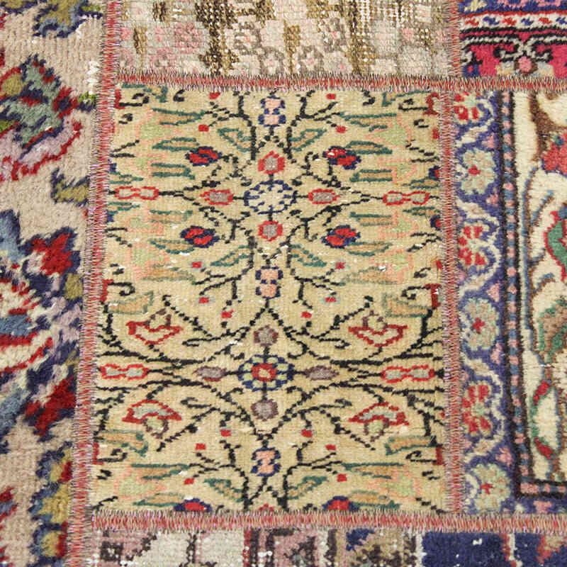 Patchwork El Dokuma Halı - 140 cm x 203 cm - K0076602