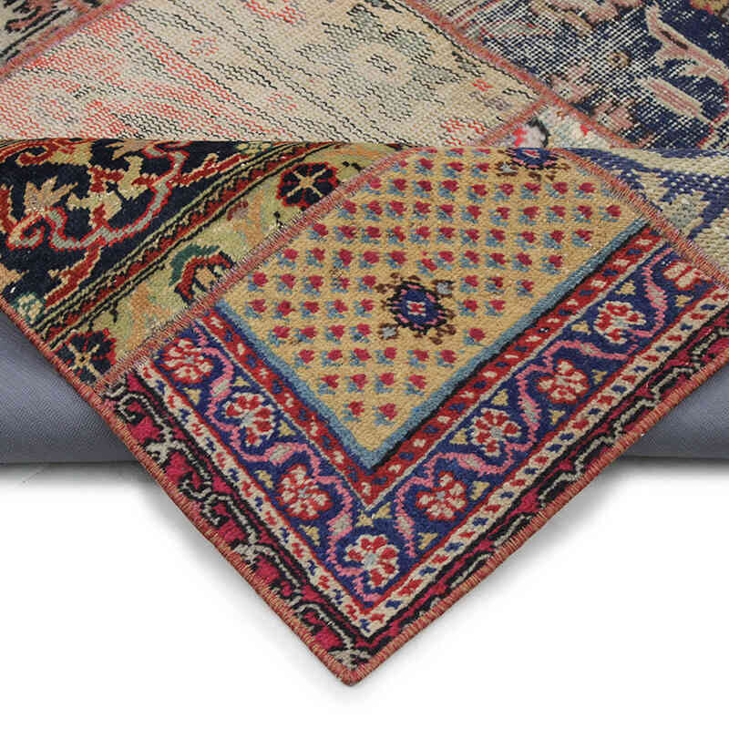 Patchwork El Dokuma Halı - 140 cm x 203 cm - K0076602