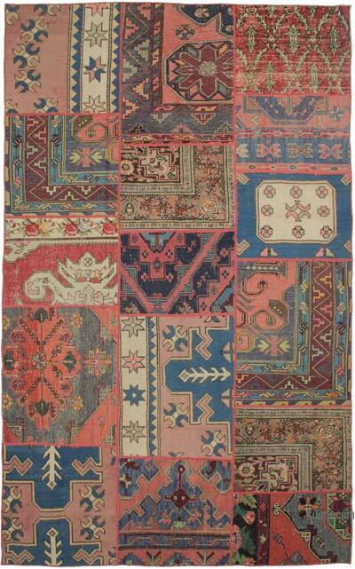 Patchwork El Dokuma Halı - 176 cm x 290 cm
