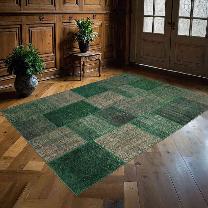 Alfombra Turca de Retazos - 172 cm x 244 cm - K0076610