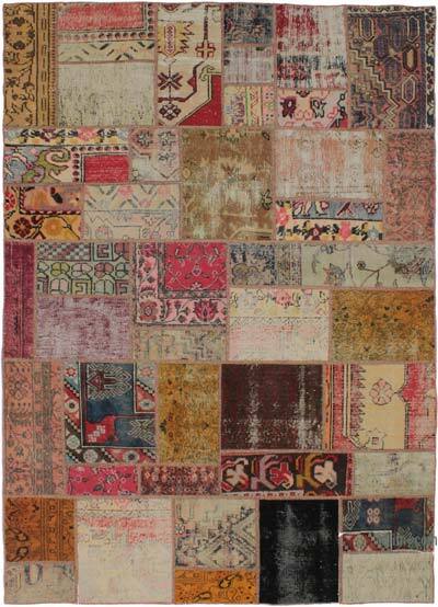 Patchwork El Dokuma Halı - 167 cm x 236 cm