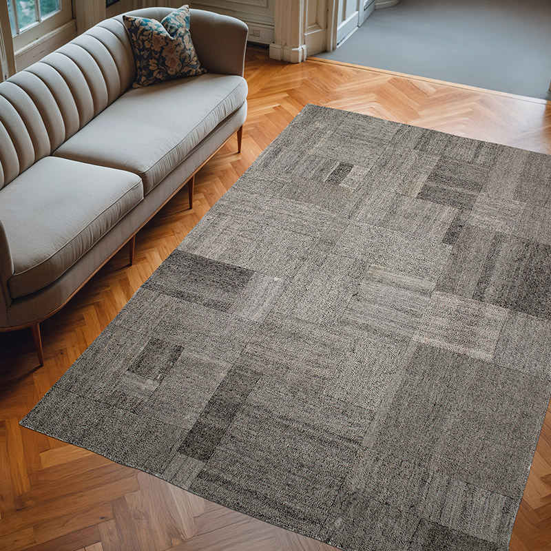 Alfombra Kilim de Retazos - 210 cm x 298 cm - K0076623