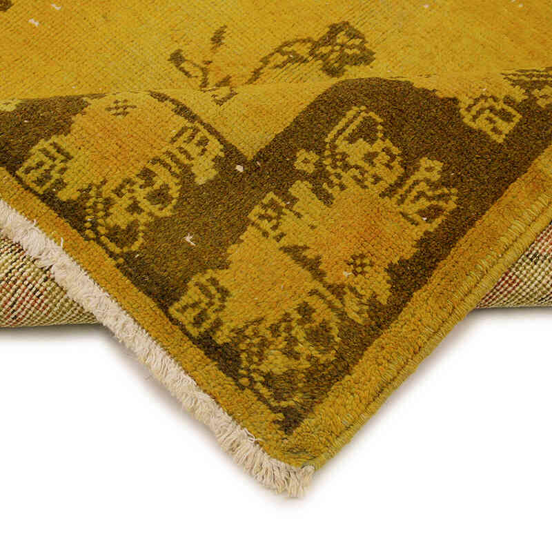 Over-dyed Vintage Hand-Knotted Turkish Rug - 3' 11" x 6' 8" (47" x 80") - K0076639