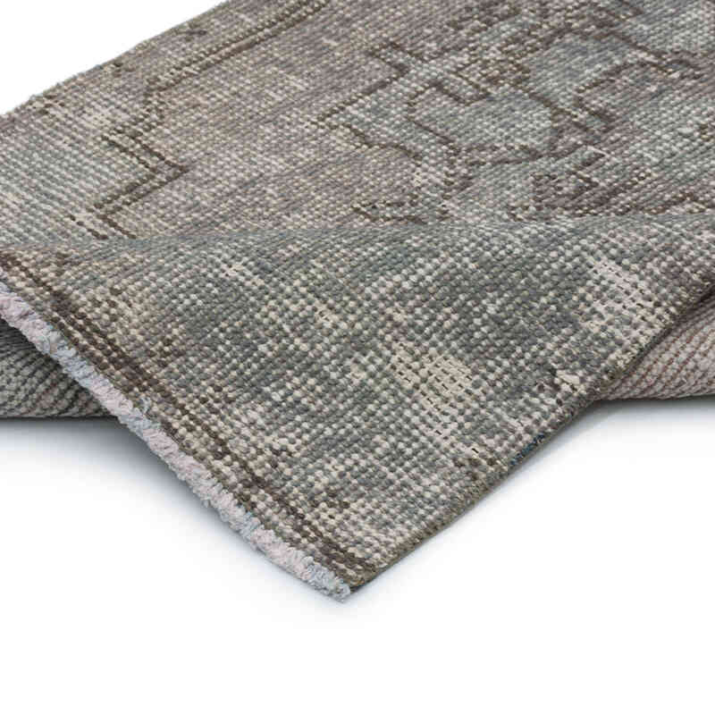 Over-dyed Turkish Vintage Runner Rug - 2' 4" x 8' 8" (28" x 104") - K0076642