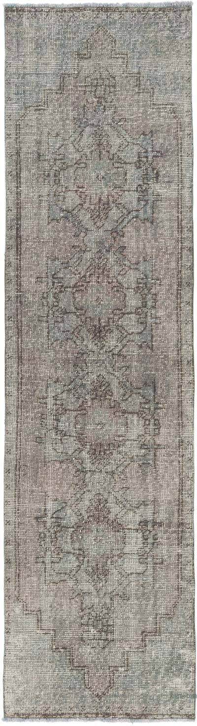 Over-dyed Turkish Vintage Runner Rug - 2' 4" x 8' 8" (28" x 104")