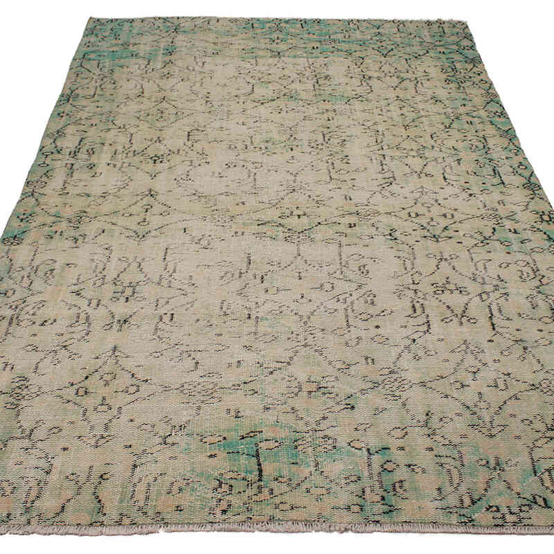 Alfombra Vintage Turca Anudada a Mano - 172 cm x 265 cm - K0076650