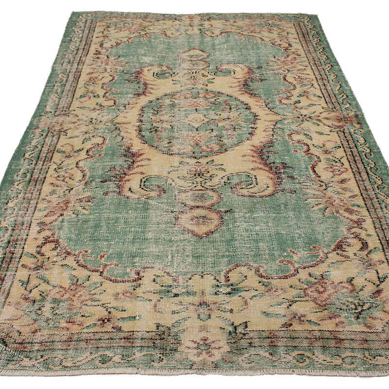 El Dokuma Vintage Halı - 168 cm x 270 cm - K0076651