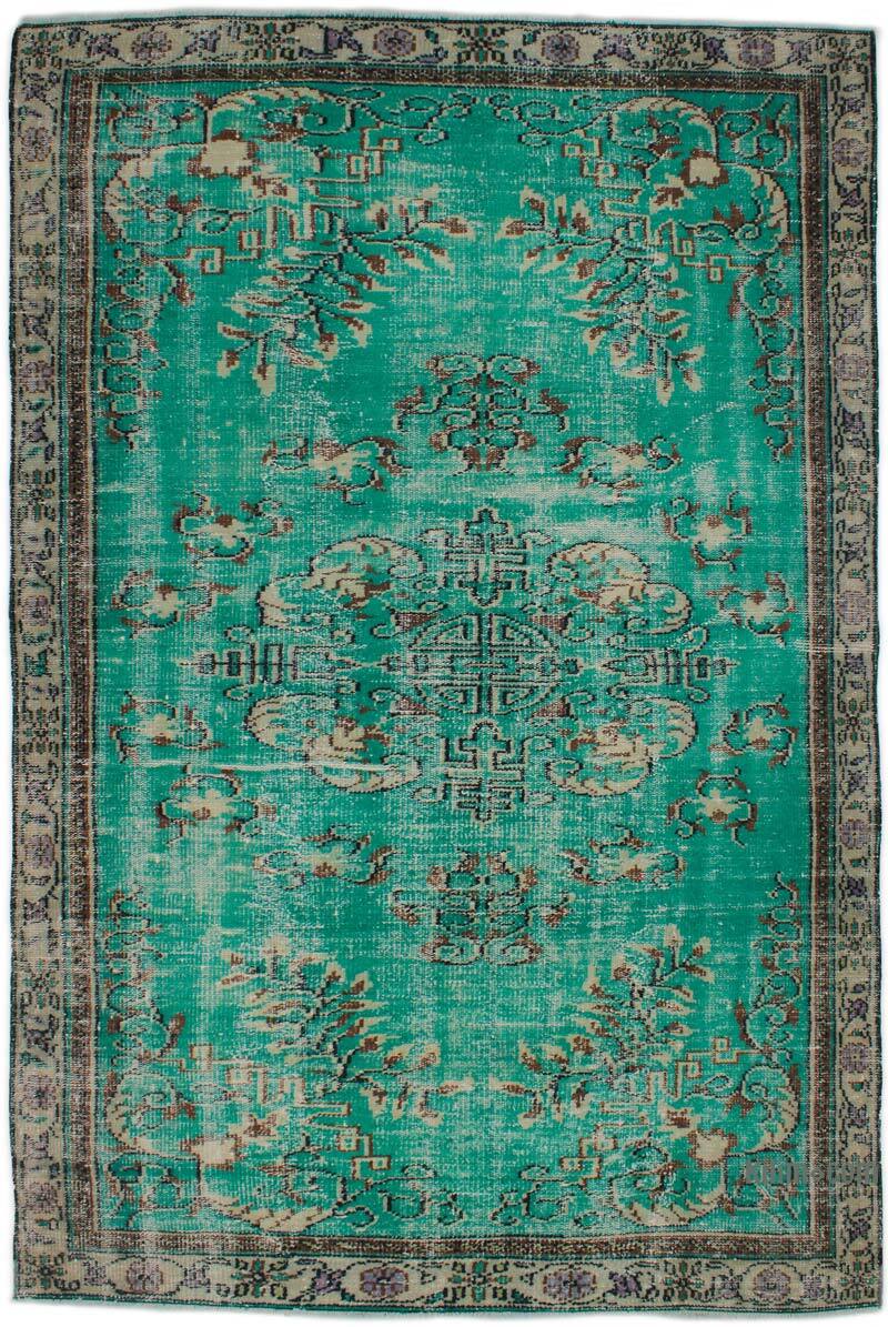 Alfombra Vintage Turca Anudada a Mano - 166 cm x 257 cm - K0076652