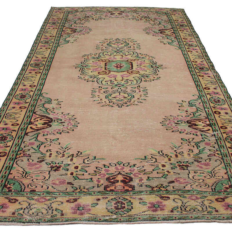 Alfombra Vintage Turca Anudada a Mano - 180 cm x 302 cm - K0076653