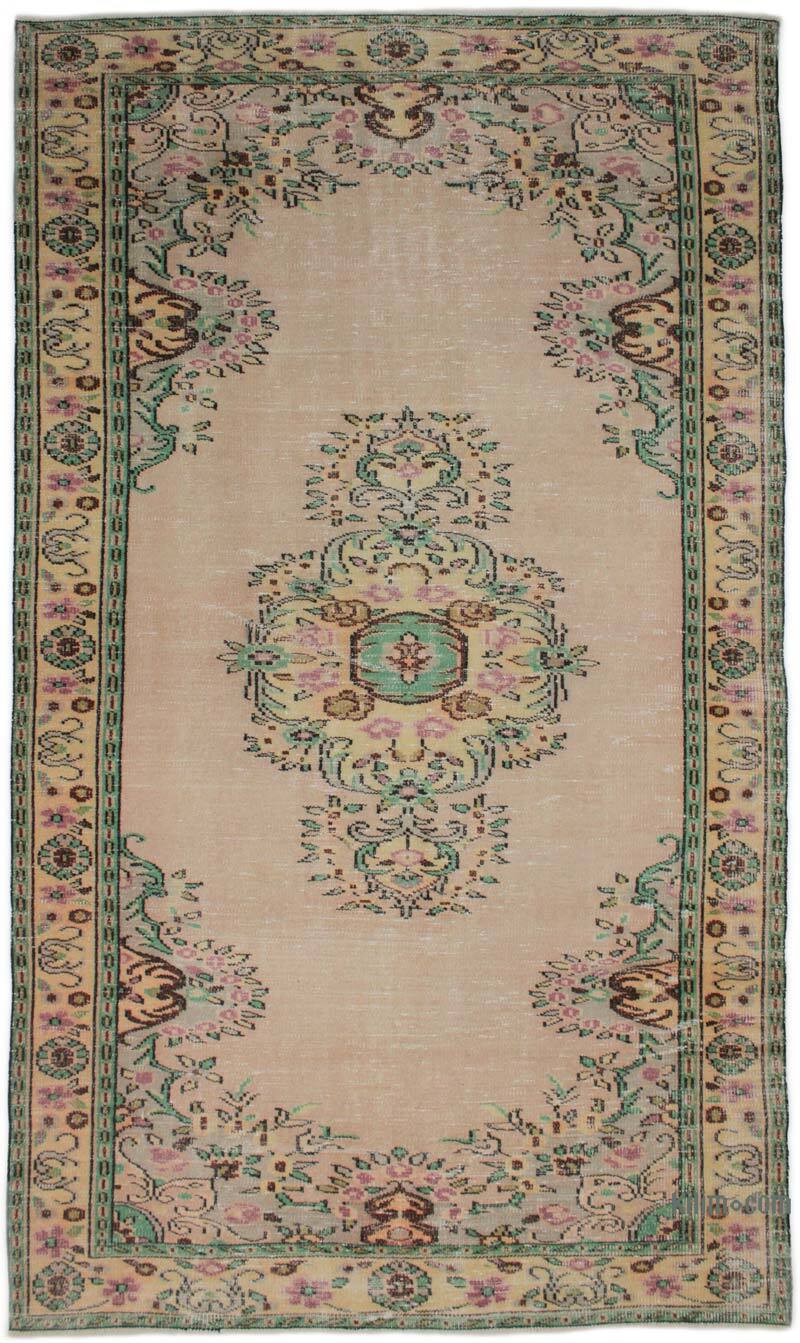 Alfombra Vintage Turca Anudada a Mano - 180 cm x 302 cm - K0076653