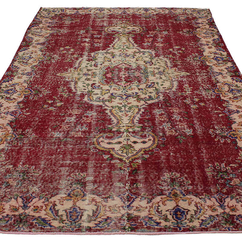 Alfombra Vintage Turca Anudada a Mano - 170 cm x 286 cm - K0076655