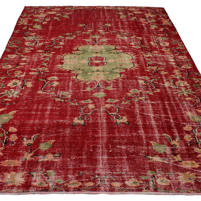 El Dokuma Vintage Halı - 184 cm x 281 cm - K0076656