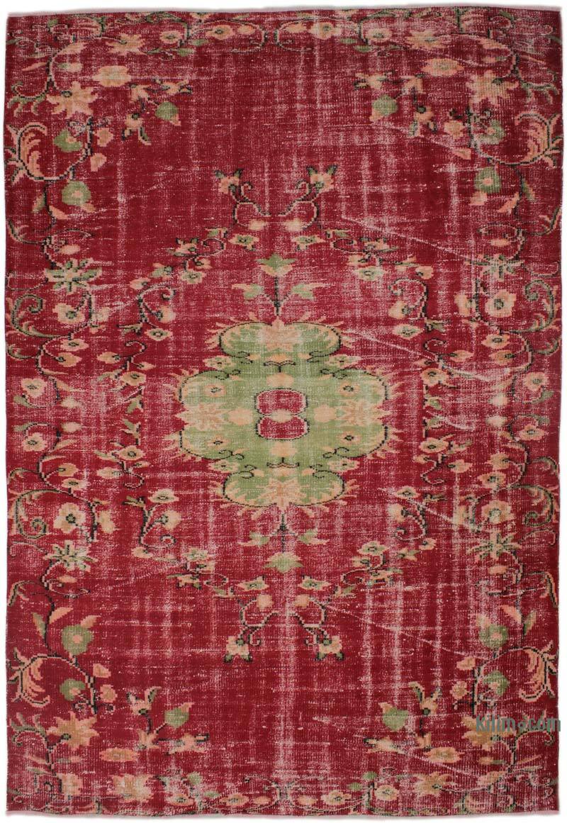 El Dokuma Vintage Halı - 184 cm x 281 cm - K0076656