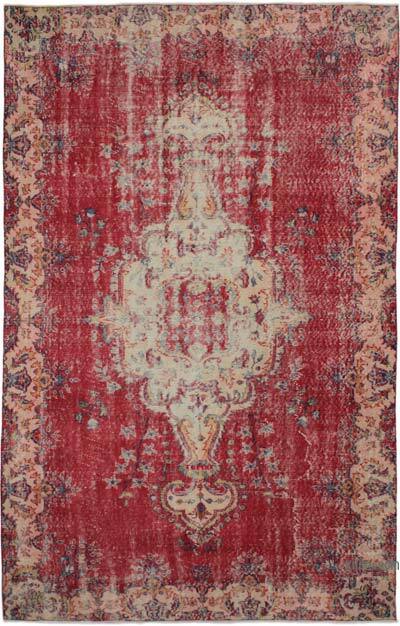 Vintage Turkish Hand-Knotted Rug - 5' 6" x 8' 11" (66" x 107")