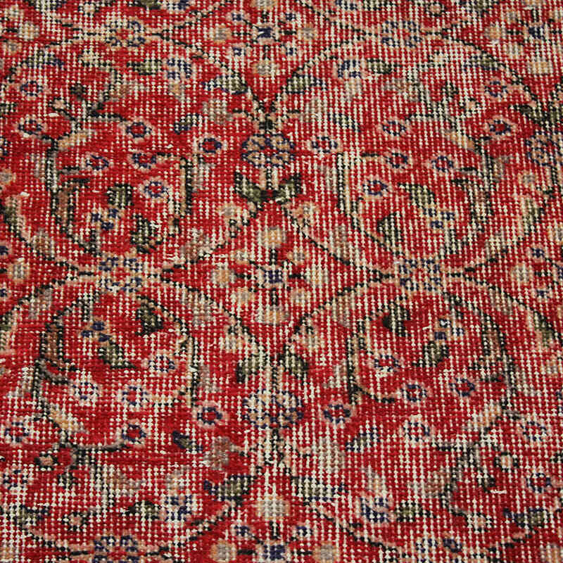 El Dokuma Vintage Halı - 108 cm x 197 cm - K0076659