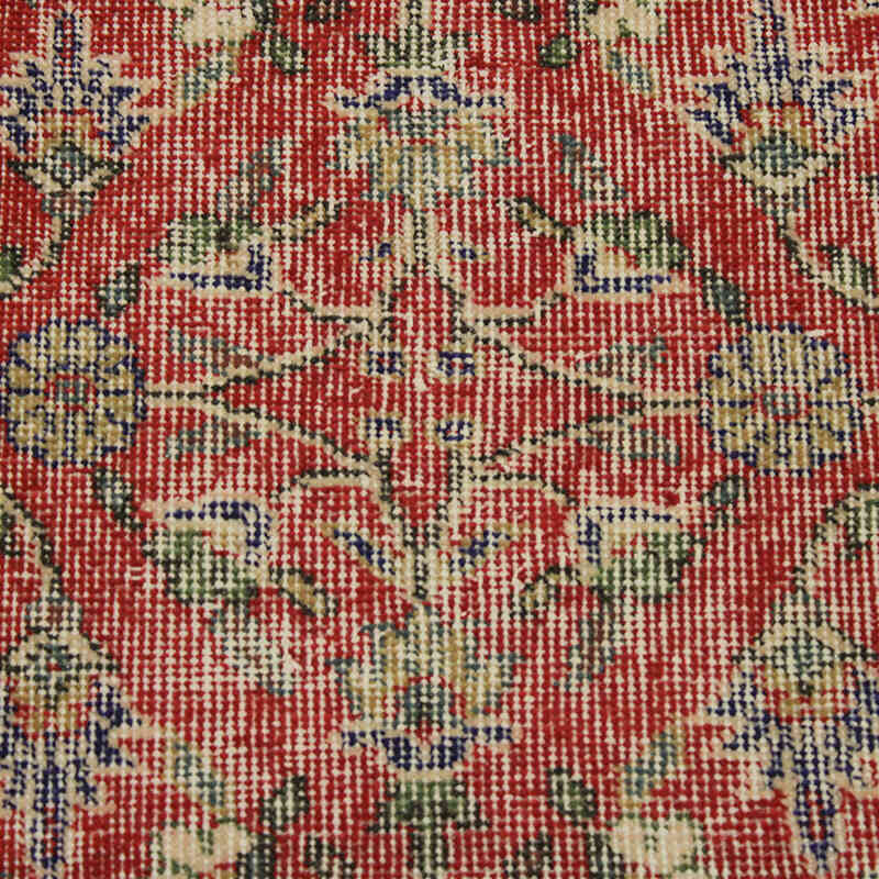 El Dokuma Vintage Halı - 120 cm x 228 cm - K0076660