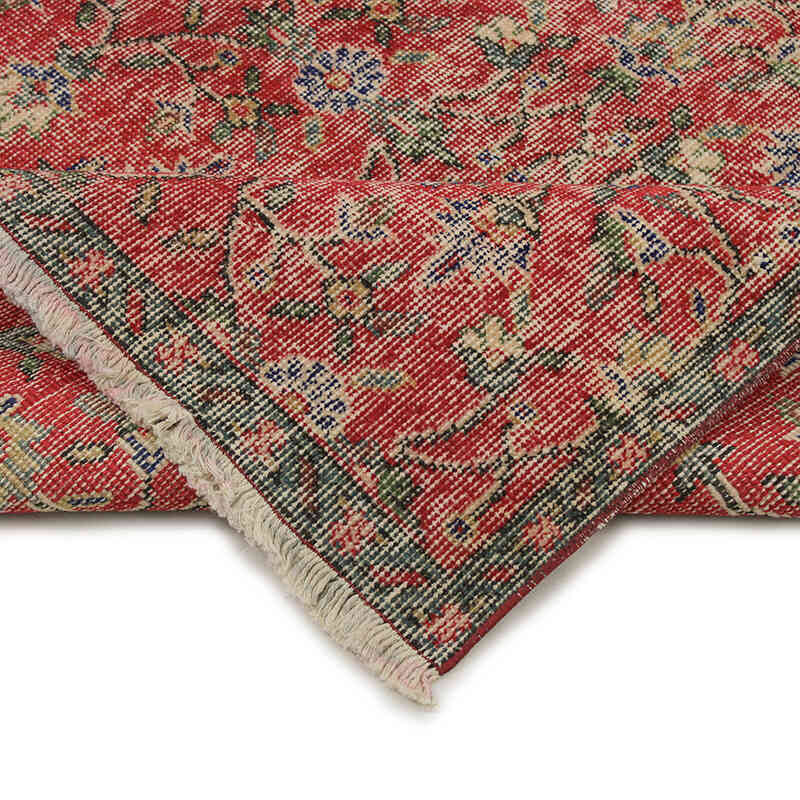 El Dokuma Vintage Halı - 120 cm x 228 cm - K0076660