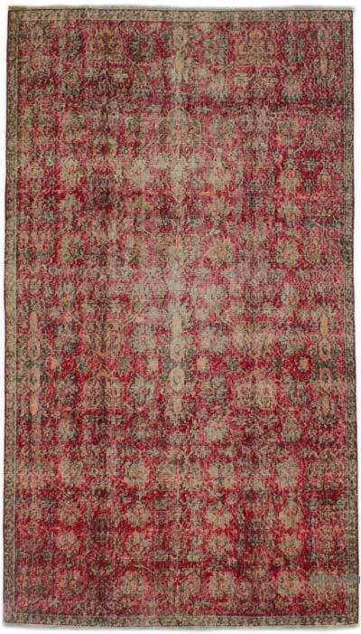 El Dokuma Vintage Halı - 121 cm x 210 cm