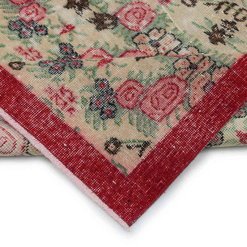 Alfombra Vintage Turca Anudada a Mano - 110 cm x 210 cm - K0076664