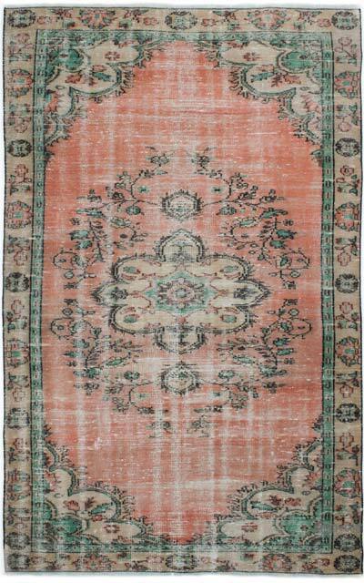 Alfombra Vintage Turca Anudada a Mano - 172 cm x 280 cm